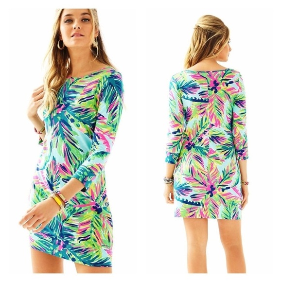 Lilly Pulitzer Sophie Dress in‎ Multi Purrfect Green, Size S - Picture 2 of 9